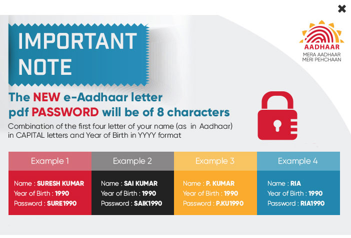 download aadhar card pdf